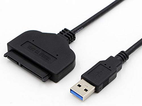 Valuegist Cable adaptador USB 3.0 a SATA 3.0 para unidades SSD/HDD de 2,5 pulgadas, SATA III a USB 3.0 Cable convertidor externo