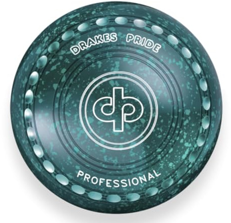 Drakes Pride Professional bowls - Green / Green, Gripped, Size 3, Heavy
