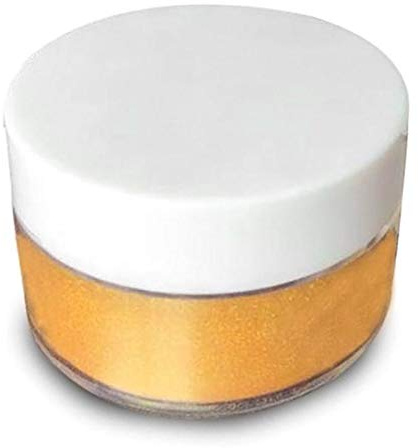 HshDUti 5 g essbarer Glitzerpuder, goldfarben, silberfarben, glitzernd, zum Kochen von Kuchen und Schokolade, Dekoration in Gold