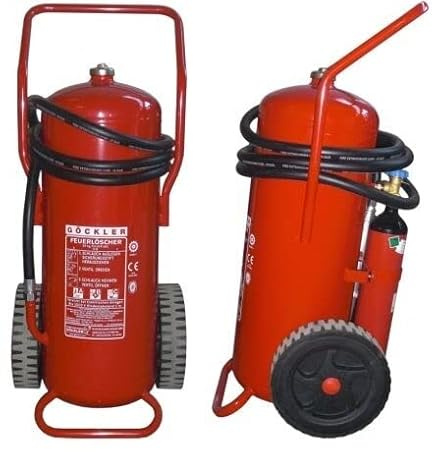 50L / 50kg Schaum Auflade-Feuerlöscher Löscher fahrbar