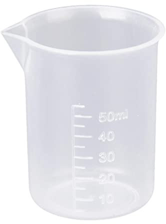 Sharplace Messbecher 50ml 100ml 150ml 250ml 500ml, Klar, 50ml