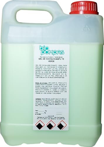 Gel De Ducha Ecologico Biodegradable (Ducha Champu Te Verde, 2 Kg)