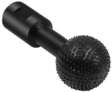 Inovey Fresas Esféricas Giratorias, Fresa Esférica Diámetro 10/14Mm Amoladora Angular Cabezal De Amolar Esférico Para Amoladora Angular 100/115/125 -negro- 14mm