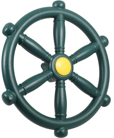 FELTECHELECTR Swing Steering Wheel Toy Outdoor Backyard Playground Replacement Steering Wheel for Toy Pirate Ship Boys and Girls Play
