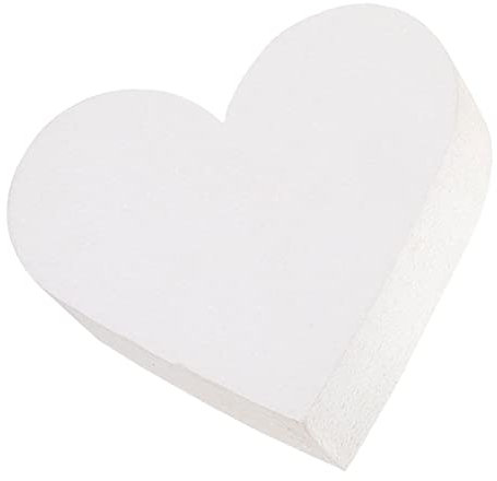 SEWOART Modello Torta Cuore in Schiuma per Esercitarsi Decorazioni Cake Design Creativo Riutilizzabile e Sicuro per Hobby Manuali e Artigianato