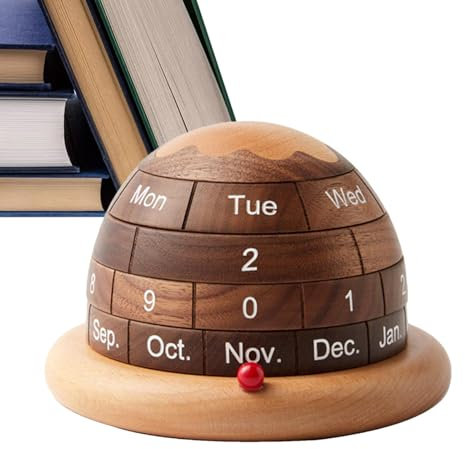 Schreibtisch-Blockkalender – Desktop-Kalender, Tischkalender aus | Kalender, kreativer Planeten-Tischkalender aus, Blockkalender, rustikales, wiederverwendbares, ästheti