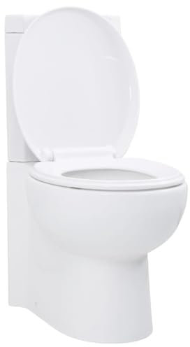 Home & Garden-WC Keramik-WC Badezimmer Eck-WC Weiß-Möbelwahl