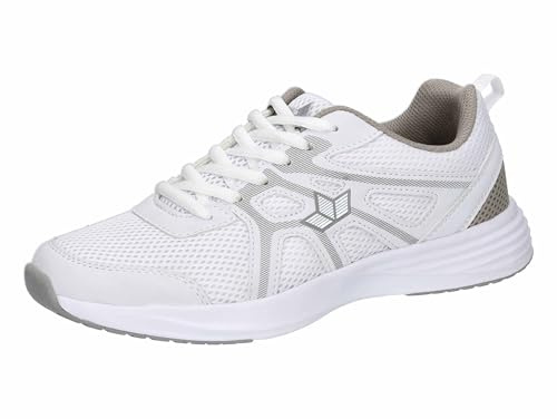 Lico Unisex Bounce löparskor, vit/grå, 42 EU, vit-grå, 42 EU