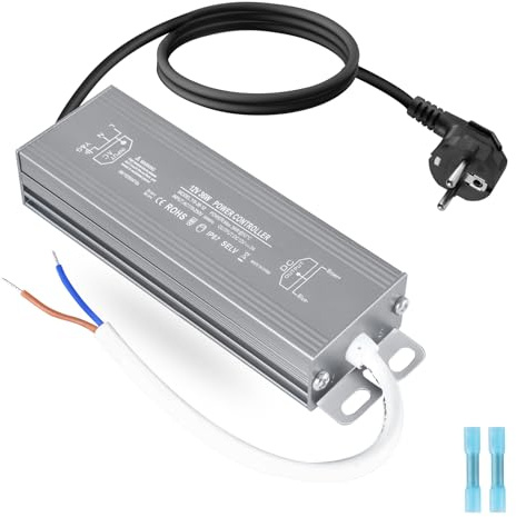 OFFCUP LED Trafo 12V 36W IP67 LED Transformator mit Stecker Treiber Wasserdicht Netzteil Treiber 230V auf DC 12 V Driver Niedervolttrafo Konstantspannung Netzteil Trafo Nicht Dimmbar