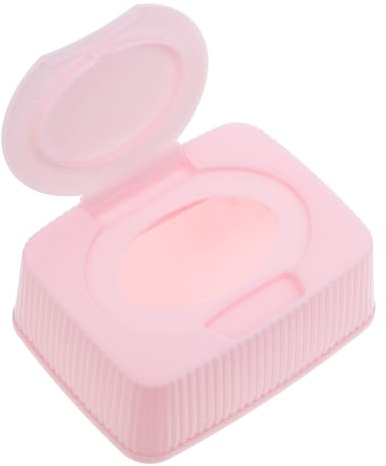 Feuchttücherbox mit Deckel für Babyfeuchttücher, Rosa Pp | Rechteckig, Leicht und Multifunktional, für Büro und Reise, für Wattepads Geeignet