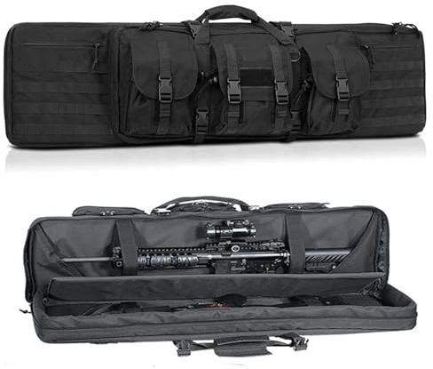 Futteral Langwaffen Waffentasche Pistolen- und Magazin Aufbewahrungsrucksack,Waffenkoffer für Langwaffen, Waffentragetasche, Schießtaschen für Gewehre,Jagdgewehrkoffer(Size:93cm/36.6in,Color:C)