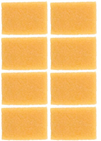HAPINARY 8pcs Professional Yellow Rubber Art Masking Fluid Erasers, Elastic Small Round Eraser Tools for Removing Adhesive and Glue Residue, Watercolor Paint Cleaner for Artists
