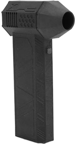 Plyisty Turbo -Ventilator, 2500 MAh Jet Dry Mini Ventilator Handheld Reusable Multifunctional 150000 Rpm for Outdoor Sports (Black)