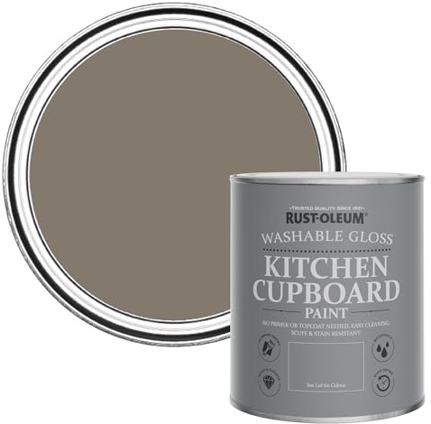 Rust-Oleum Scrubbable Kitchen Wood, Cupboard and Cabinet Paint in Gloss Finish - Windy Nook 750ml