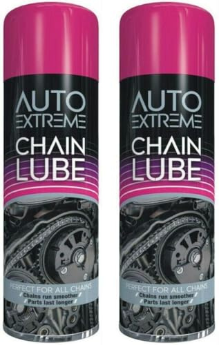 Auto Extreme Chain Lube Spray | Per CAN 250ml | Motorcycle and Bike Lubricant | Chain Lube Spray Grease Oil Lubricant For Motor Cycles Motorbike Bikes | (2)
