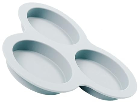 VICASKY Stampo Per Muffin in Silicone Teglia Per Muffin Per Friggitrice Ad Aria Stampo Per Dolci in Silicone Facile Da Pulire e Trasportare Per Cottura Domestica e Professionale