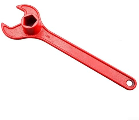 55 mm feuerfester Schraubenschlüssel, Hydrant-Stahl, offenes Ende, Hydrant für Outdoor-Gadgets, Öffnen und Schließen, robuste Gusskonstruktion, 345 mm