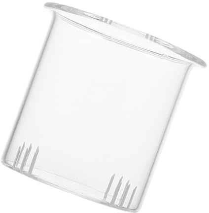 DIYEAH Infuseur à Thé Verre pour Vrac Filtre Passoire Fine Amovible Accessoire de Remplacement pour Théière et Facile à Nettoyer