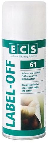 ECS 61 Label-Off Etikettenentferner Etikettenlöser Label Kleberlöser Spray 400 ml