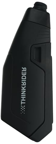 ThinkRider Fahrrad Trinkflasche，Leichte aerodynamische Fahrradflasche， geeignet für Rennräder & Mountainbike, 620ml (Schwarz)