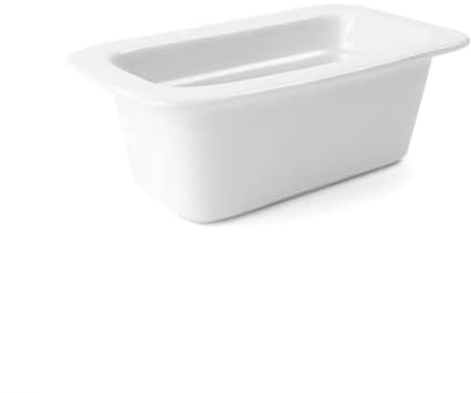 Holst Porzellan GN 1-9 65 Gastronorm GN-Schale 65 mm GN 1/9, weiß, 17.6 x 10.8 x 6.5 cm | GN 1/9, 17,6 x 10,8 x 6,5 cm