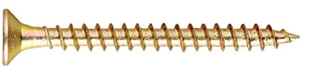 Index Fixing Systems tp-to VTPTO40020_ Pack of 250 Chipboard Screws Countersunk Head 90 Degree Fillet 40th Lubrificado (Bi-Chromate Steel Coating)