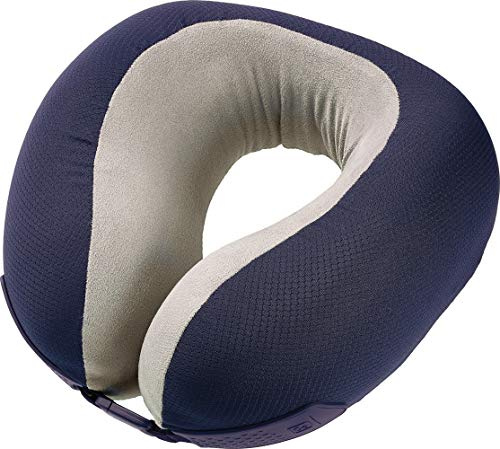 Go Travel Super Supportive & Ergonomic Memory Foam Dreamer Travel Neck Pillow (Dark Blue)