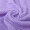 Family Bedding Coperta in cotone cellulare, per letto singolo, reversibile, leggera, termica, morbida, design tradizionale, 180 x 230 cm, colore: viola