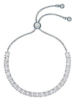 Ted Baker Melrah Crystal Adjustable Tennis Bracelet For Women (Silver/Crystal)