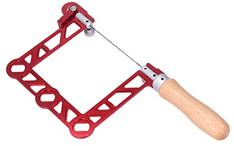 Garosa Professionelle Laubsäge, Handsäge für Holzarbeiter, Laubsägerahmen zum Schneiden von Holz, Kunststoff, Gummi und Weichmetall (4 Zoll)