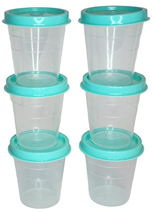 Tupperware Tupper Minis Ensemble Classique Transparent Midgets en Naturel avec Joint Aqua