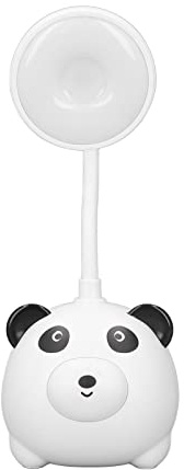 Pssopp Kinderschreibtischlampe, Kinderleselampe Im Panda Stil, Flexibler Schwanenhals, USB Aufladung, 600 MAh, LED Schreibtischlampe für das Arbeitszimmer der Familie