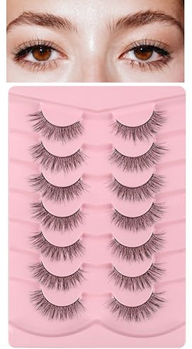 Frihappy Isis Falsche Wimpern Volumen Wimpern Faux Mink Natürliche Wimpern Wispy Natürlicher Look Eye Lashes False Eyelashes
