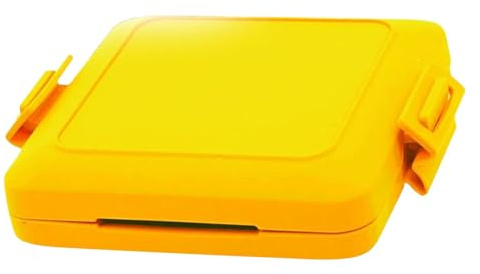 Gupcaqosjw Mico Microwave Toastie Sandwich Maker And Grill | 170 * 140 * 30mm Microwave Grilled Cheese Maker | Silicone Breakfast Sandwich Maker Machine | Non-stick Coating, For Sandwiches, Yellow