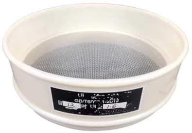 Setaccio per farina in plastica PVC nylon da 18 cm, setaccio standard 5 500 maglie filtro ultra fine ideale per cottura e cottura (18 maglie/1 mm)