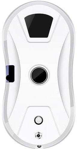 KHZKHC Robot De Limpieza De Ventanas, Robot Limpiador Automático De Ventanas, Aspirador De Ventanas, Fregona Giratoria Doble, Adsorción De 5600 Pa, para Manchas De Agua, Polvo De Arena