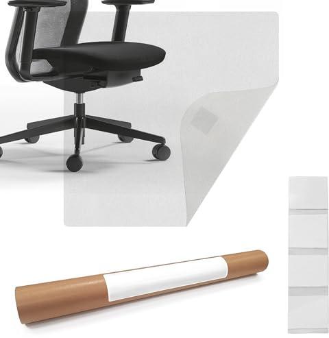 HOMEchicMOOD | Alfombra para Silla de Escritorio | Protector Suelo Transparente para Silla Ruedas | Protector para Suelos Multiusos | Material Resistente | Antideslizante Varios tamaños