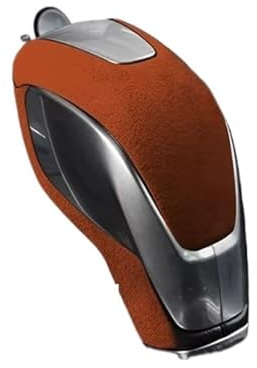 Copricambio Custodia protettiva per copertura della manopola della leva del cambio per auto in pelle scamosciata per Focus For Edge per Escort For Escape Coprileva del cambio(A-2969-Orange)