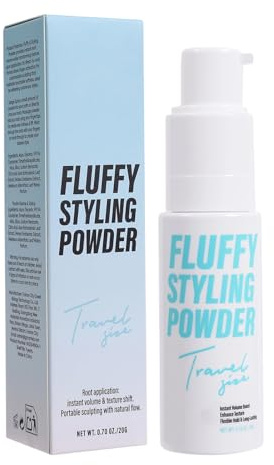 Yanayi Poudre coiffante pour homme - 20 g - Spray non adhésif - Poudre volumisante - Pour coiffure, coiffure, coiffure, beauté d'hiver et voyage
