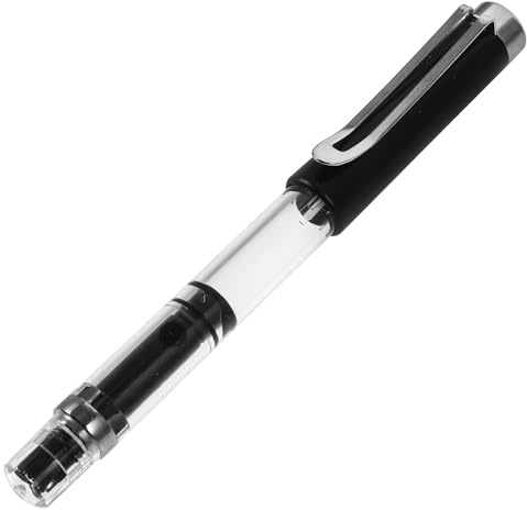 ABOOFAN Pincel de Caligrafía Chino con Punta Fina Pluma Estilográfica Recargable de Pistón Suave y Precisa para Escritura y Dibujo Artístico Compatible con Tinta Tradicional