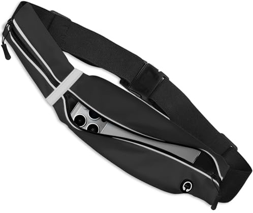 wasserdichte Lauftasche, Laufgürtel für Handy, Bauchtasche Joggen für Herren und Damen, Laufen Handytasche, Verstellbarem Gummiband, Sportgürtel Lauftasche für Joggen, Fitness, Fahrrad, Sport