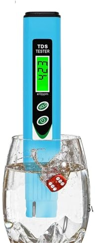 NGTFDCP Misuratore TDS, Misuratore TDS Digital Temp Hold PPM 0-9990 Analizzatore Tascabile della qualità 'Acqua Tester per Piscina Acquario Potabile,per Acqua Potabile