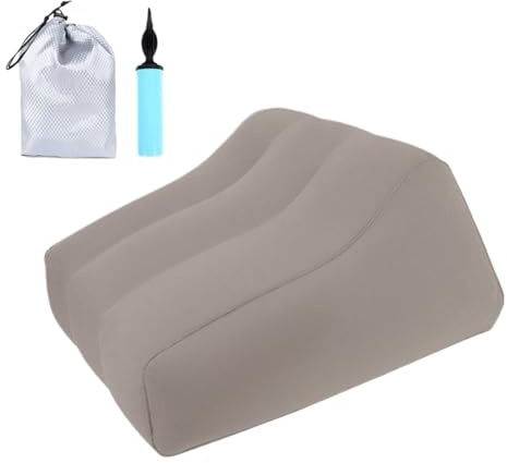 Elevación de piernas: cojines de apoyo para piernas, cojín inflable de soporte de rodilla, para cama de viaje, sofá, rodilla, cadera, tobillo, espalda, adultos, adultos mayores, almohada de