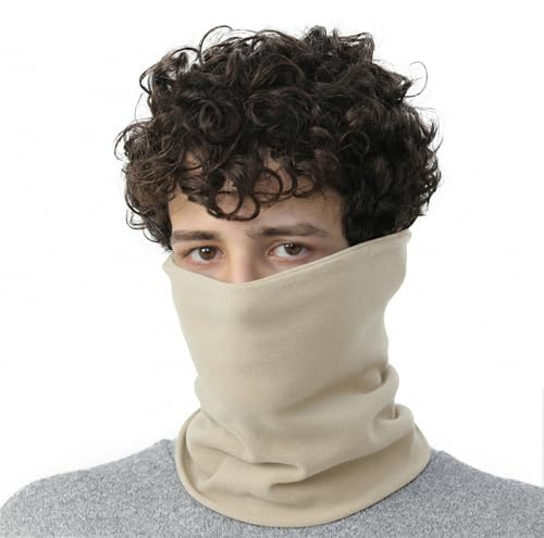 NovForth Baumwolle Schal Herren, Schlauchschal für kalte Tage, elastischer Halsschlauch und Halswärmer für Outdoor-Sport, perfekt für Skifahren, Wandern, Radfahren Unisex