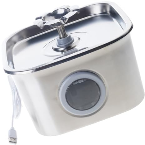 ZwaitL Fontaine d ' Eau Automatique pour Chats, Bol Silencieux, Distributeur pour Animaux de Compagnie, Fourniture pour Chiens, Fontaine à Boire de capacité, 2, 6 l