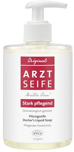 Made by Speick Arztseife flüssig im Dispenser