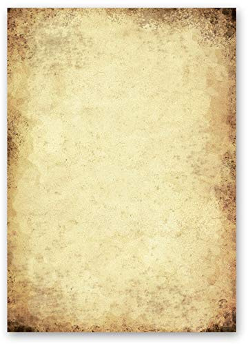 50 Blatt Briefpapier Antik & History ALTES PAPIER - DIN A5 Format - Paper-Media
