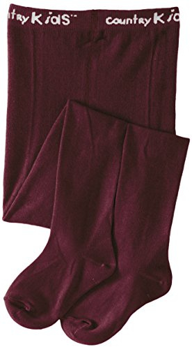 Country Kids Luxury Cotton Tight Collants, Violet (Aubergine), FR: 24 Mois (Taille Fabricant: 1-3 Years) Fille