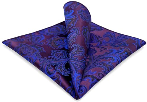 shlax&wing Men's Hanky 12.6 Purple Geometric Fuchsia