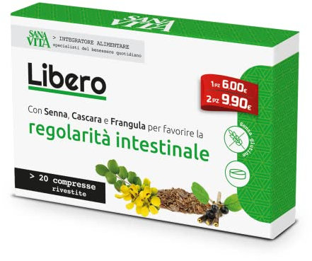 Sanavita Integratore Alimentare Libero, 9 gr